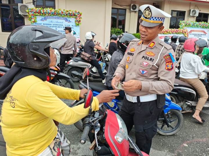 Ops Keselamatan Dimulai; Satlantas Polres Bontang Siaga di Tiap Simpangan, 8 Pelanggaran Ini Tilang di Tempat