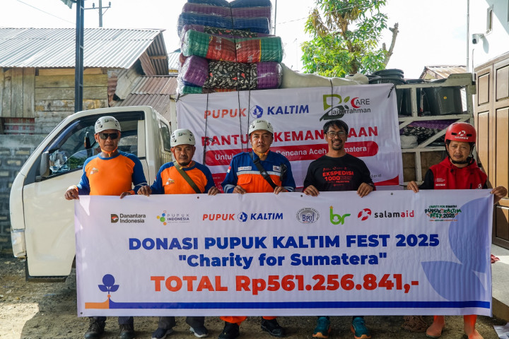 Solidaritas untuk Negeri, Pupuk Kaltim Salurkan Bantuan Lanjutan Bagi Korban Banjir Sumatera
