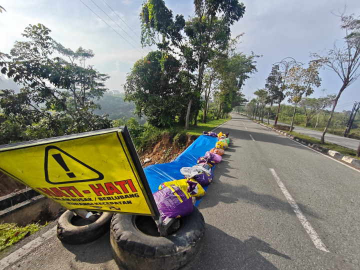 Titik Longsor Jalan Bontang Lestari Diperbaiki Tahun Ini, Anggaran Tembus Rp4,5 Miliar
