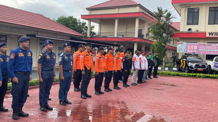 Apel Gelar Pasukan Digelar, BPBD Bontang Turunkan 10 Personel Amankan Malam Takbiran