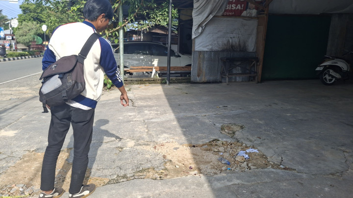 Bocah Perempuan Tewas di Area Parkir Toko  Jalan Brigjen Katamso Bontang, Diduga Habis Ditabrak