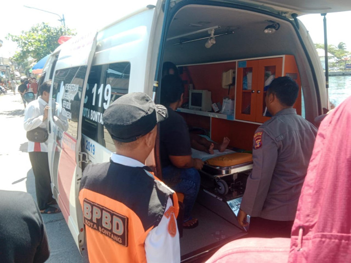 BPBD Pandu Penyelamatan Anak Tenggelam di Beras Basah 