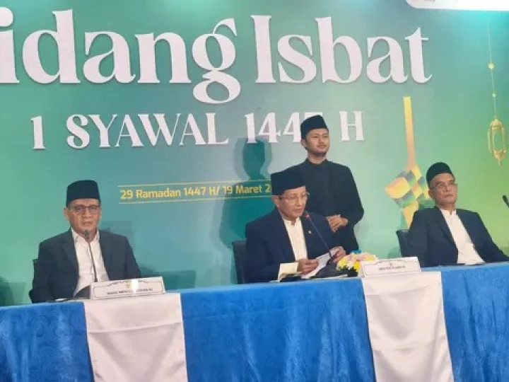 Hasil Sidang Isbat: Lebaran Idulfitri 1 Syawal 1447 Hijriah Sabtu 21 Maret 2026