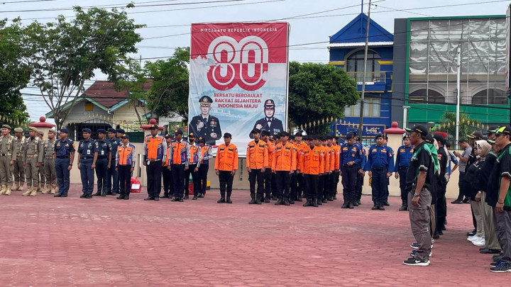 Jelang Lebaran, 18 Personel BPBD Bontang Ikuti Apel Gelar Pasukan Operasi Ketupat Mahakam 2026