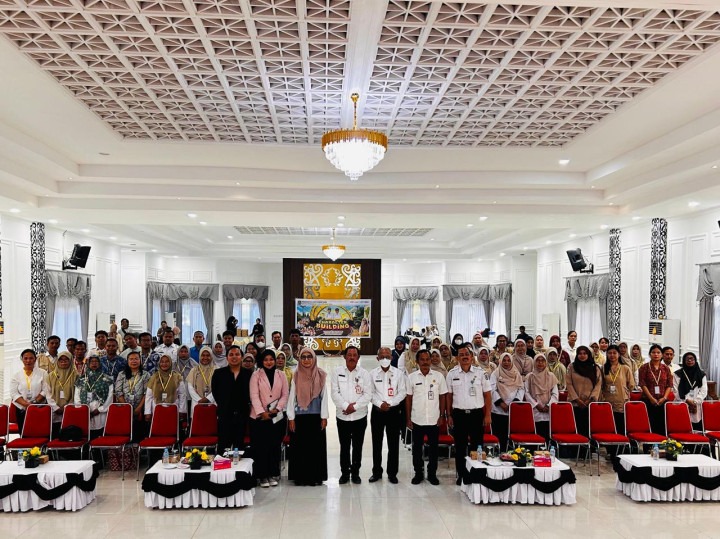 57 Guru SD di Bontang Ikuti Bimtek Character Building Kesehatan Mental; Bukan Hanya Mengajar, Tapi Ajarkan Nilai Moral 