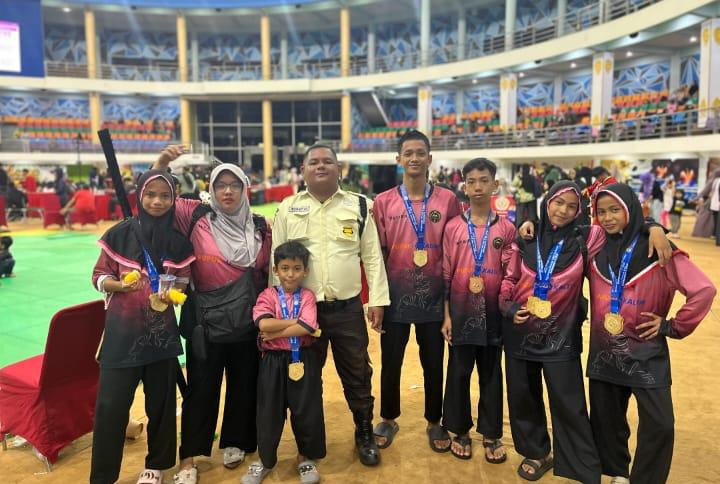 6 Pelajar Pencak Silat Bontang Raih Mendali Emas di Kejurnas; Ikut Lomba Pakai Dana Iuran
