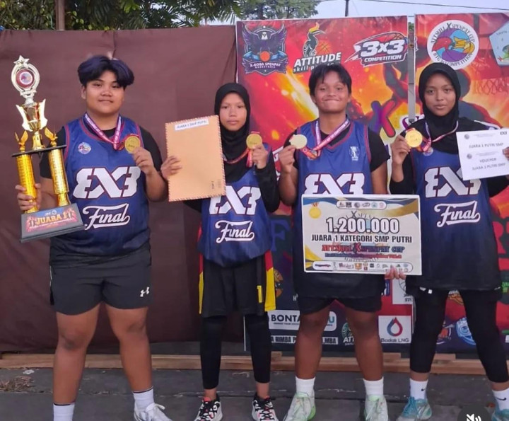 Cara Unik Nan Ampuh Ciptakan Bibit Berbakat di Basket Ball; SMPN 4 Bontang Raih Ragam Prestasi