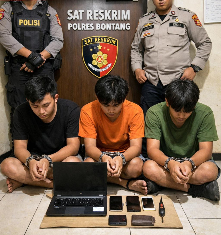 Kecanduan Game Online, 3 Remaja di Bontang Nekat Maling di Kos-Kosan