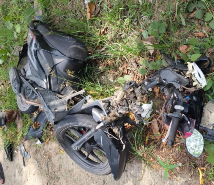 Kecelakaan di Jalan Poros Sambo, Pemotor Tewas