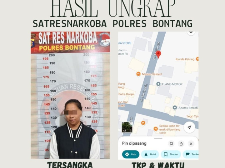 Perempuan di Bontang Ditangkap Polisi, Sempat Buang Sabu Saat Hendak Diamankan