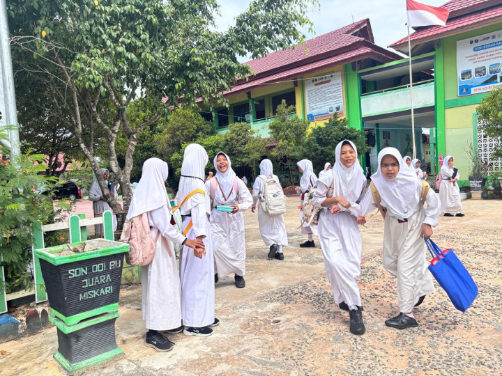 Persiapan TKA Pekan Depan, Try Out SDN 001 Bontang Digelar dengan Skema Ujian Nyata
