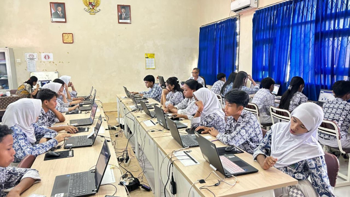 SMP Negeri 4 Bontang Gelar TKA Gelombang Kedua , 174 Siswa Dibekali Latihan Intensif