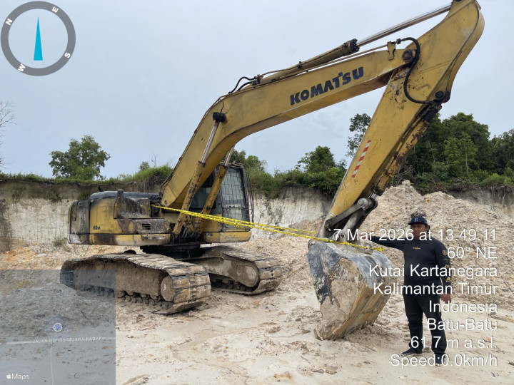 Tambang Milik Kades di Muara Badak Terbukti Belum Berizin; Polisi Lanjutkan Penyelidikan