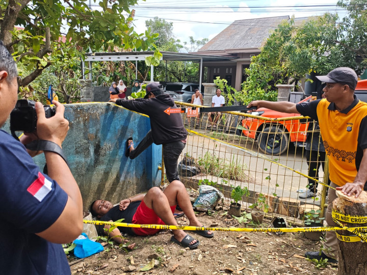 Fakta-fakta Insiden Pohon Mangga Terungkap; Tim Inafis Polres Bontang Gelar Reka Adegan dengan Rekan Korban