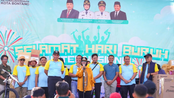 May Day Bontang 2026 Sukses Digelar, Pemkot Tegaskan Komitmen Kesejahteraan Pekerja