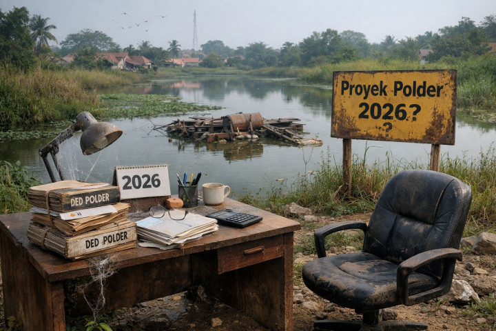 Di Tengah Defisit, Anggaran DED Tiga Polder Rp2,8 Miliar Tuai Sorotan Pokja 30