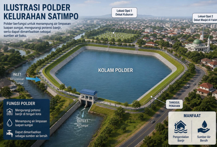 Pemkot Bontang Susun DED Polder Satimpo, Kucurkan Anggaran 900 Juta