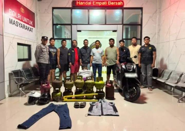 Pencuri 18 Tabung LPG 3 Kg di Sangatta Diringkus, Ditelusuri lewat Rekaman CCTV