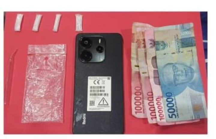 Tak Jera! Pria Muda di Guntung kembali Tertangkap Simpan Sabu