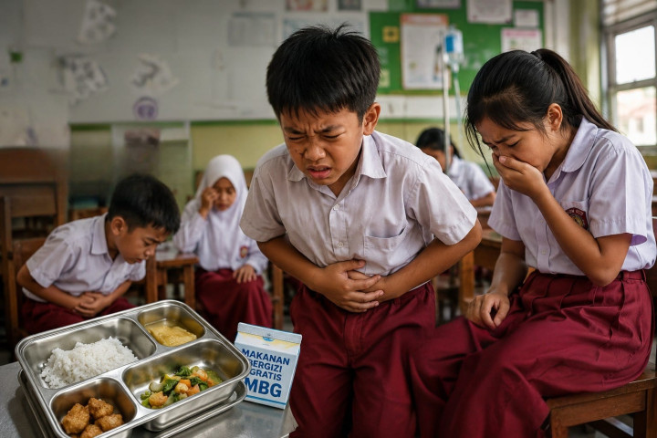 Siswa SD Negeri 012 Bontang Selatan Mual dan Muntah Usai Konsumsi Menu MBG