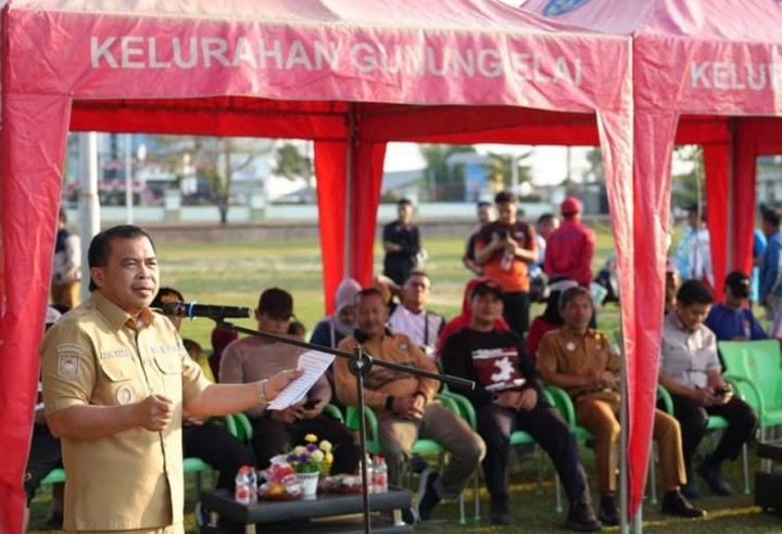 Wawali Bontang Agus Haris Apresiasi Lomba Voli Antar-RT di Gunung Elai